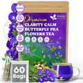 FreshDrinkUS, Premium 60 Mugwort Leaf Tea Bags, 100% Natural and Pure Mugwort Leaves. No Sugar, No Caffeine, No Gluten, Vegan.