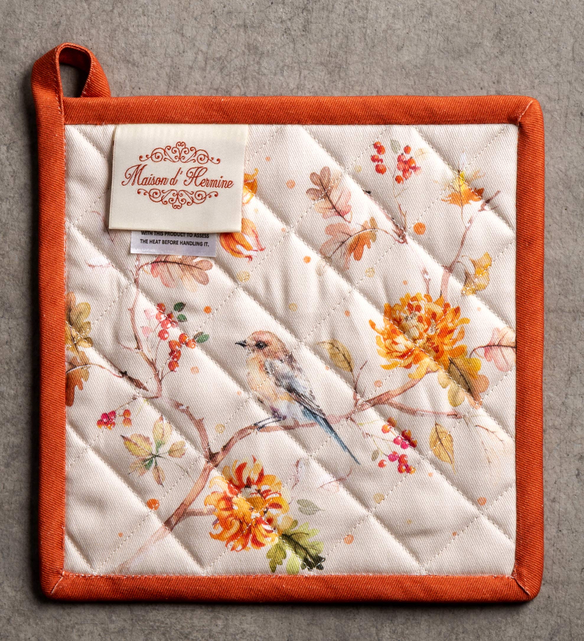 Maison d' Hermine Pot Holders 100% Cotton Potholders (8" x 8", Pack of 2)