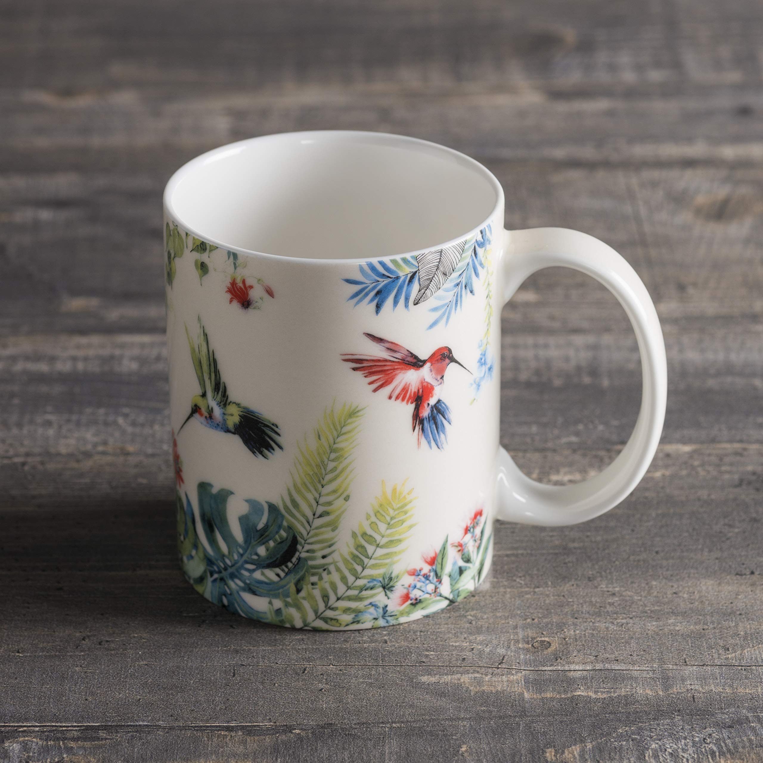 Maison d' Hermine Coffee Mug with Handles Tea Cups (12 Ounce, Pack of 1)