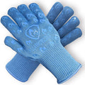 Grill Armor Oven Gloves 932°F Extreme Heat & Cut Resistant Oven Mitts with Fingers for BBQ, Cooking, Grilling, Baking – Accessory for Smoker, Cast Iron, Fire Pit, Camping, Fireplace and More
