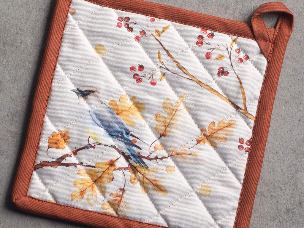 Maison d' Hermine Pot Holders 100% Cotton Potholders (8" x 8", Pack of 2)