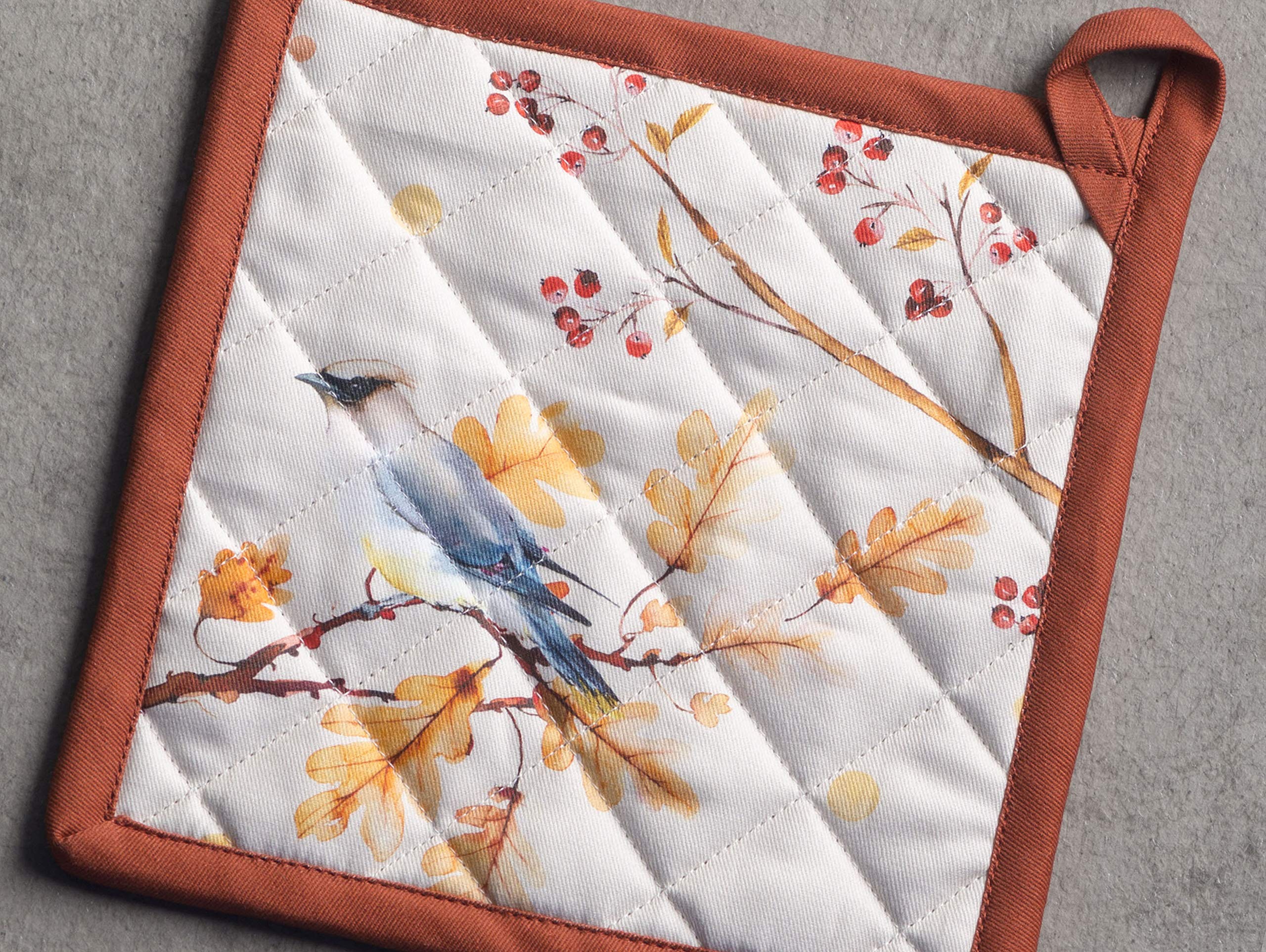 Maison d' Hermine Pot Holders 100% Cotton Potholders (8" x 8", Pack of 2)