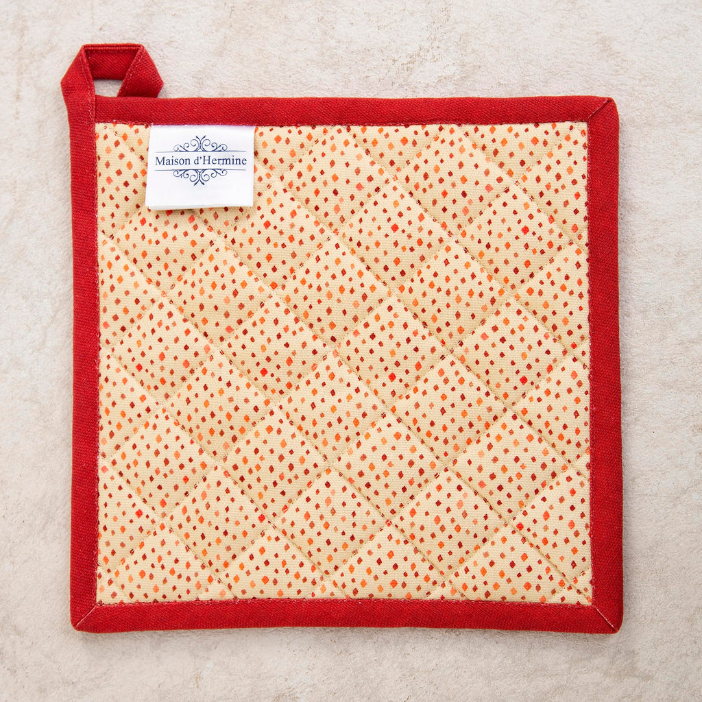 Maison d' Hermine Pot Holders 100% Cotton Potholders (8" x 8", Pack of 2)
