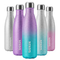 BJPKPK 17 oz Small Insulated Water Bottle, Stainless Steel, Leak Proof