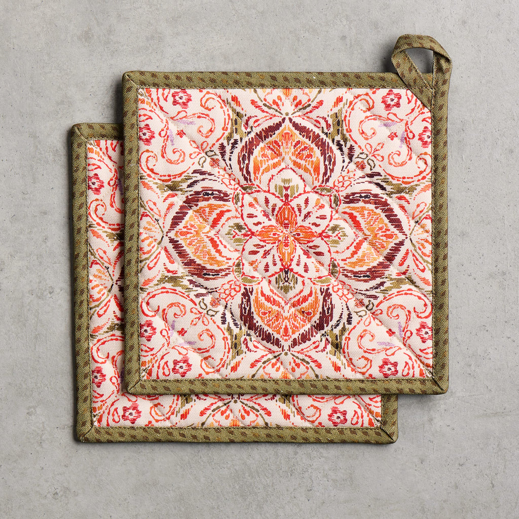 Maison d' Hermine Pot Holders 100% Cotton Potholders (8" x 8", Pack of 2)